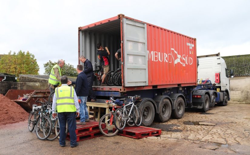 Our Second Container of 125 Bikes off to Kenya